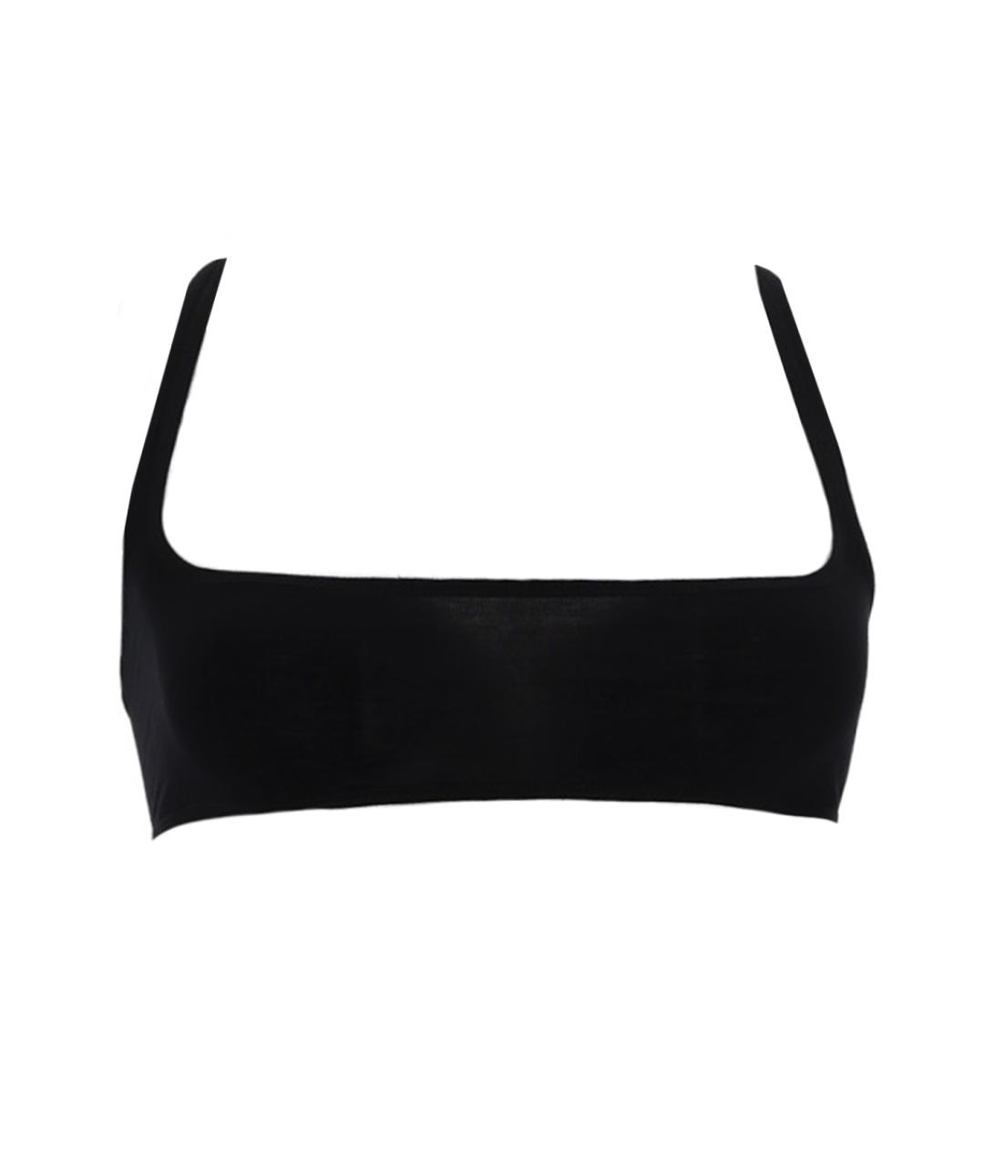 RICK OWENS Черная хлопковая майка, фото 1