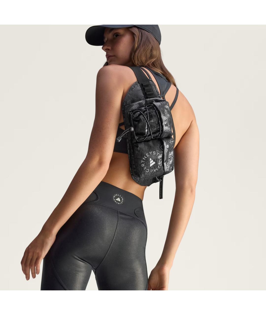 ADIDAS BY STELLA MCCARTNEY Черная поясная сумка, фото 2