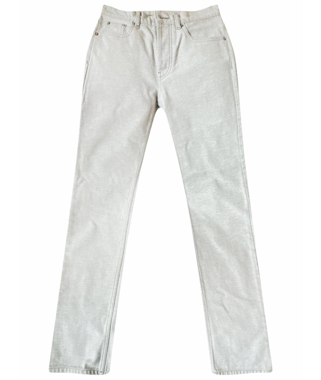 MAISON MARGIELA Серые прямые джинсы, фото 1