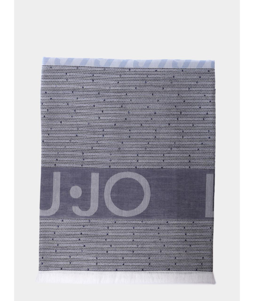 LIU JO Серый шарф, фото 3