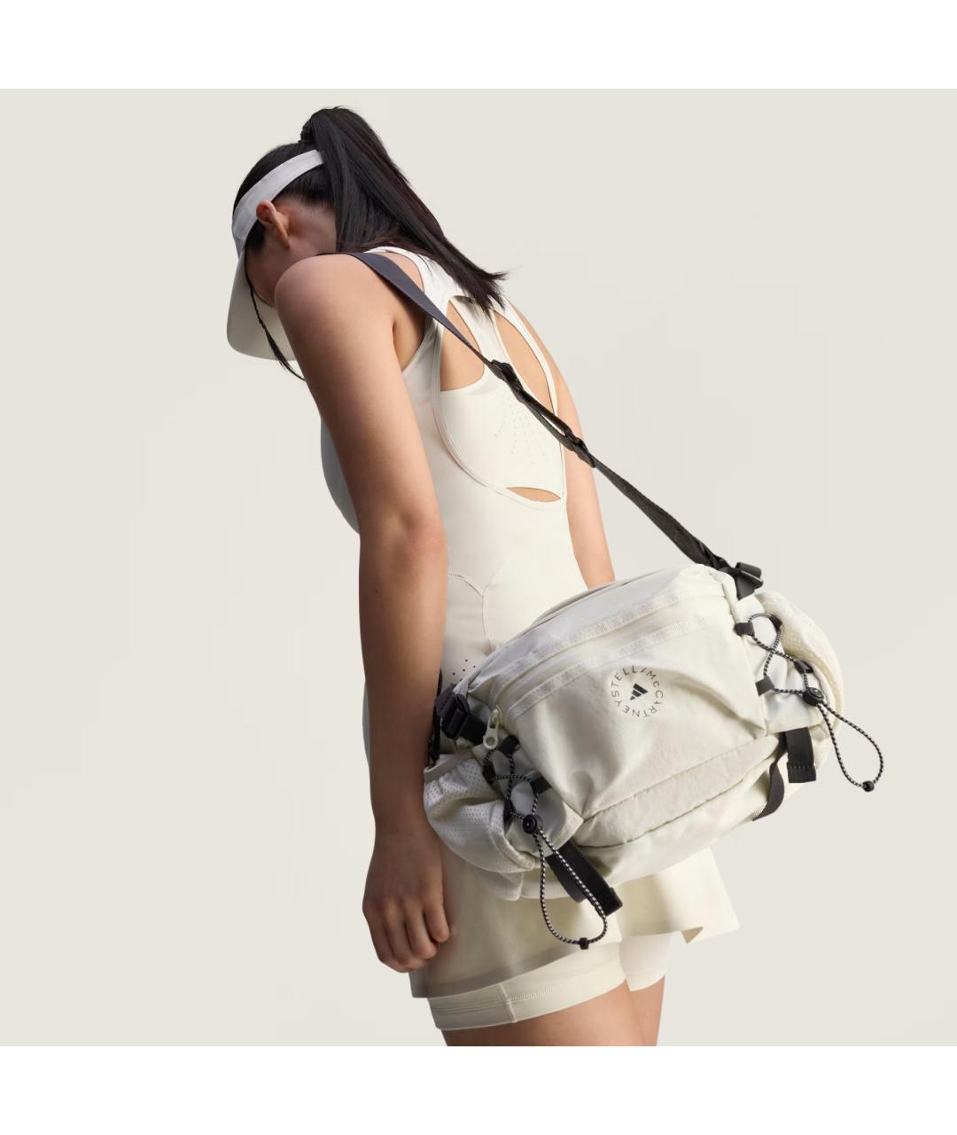 ADIDAS BY STELLA MCCARTNEY Белая поясная сумка, фото 6