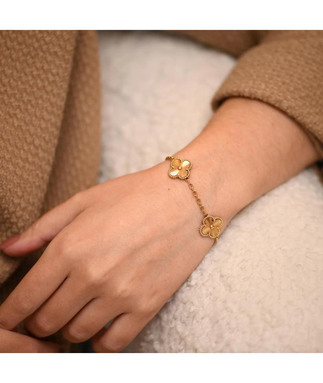 VAN CLEEF & ARPELS Золотой браслет из желтого золота, фото 2