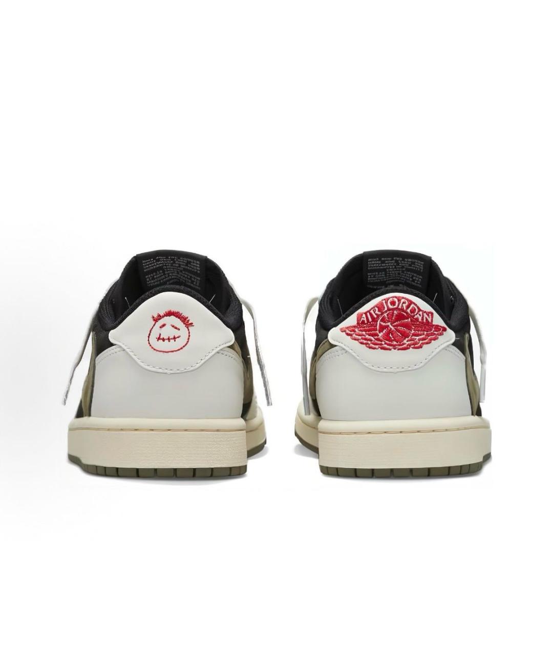 CACTUS JACK BY TRAVIS SCOTT Хаки замшевые кеды, фото 4