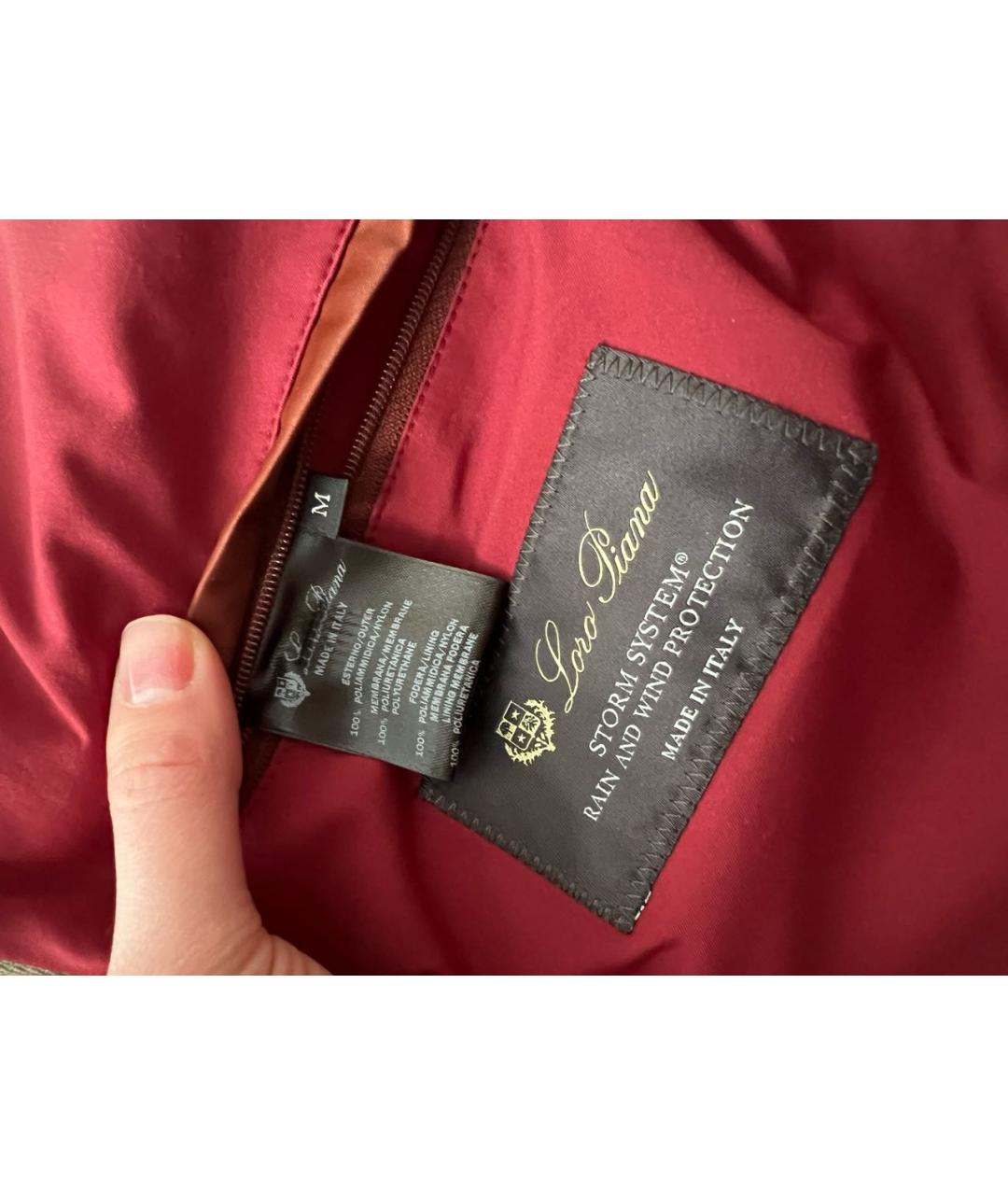 LORO PIANA Бежевый полиамидовый жилет, фото 3