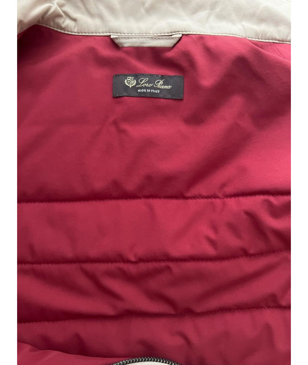 LORO PIANA Бежевый полиамидовый жилет, фото 4