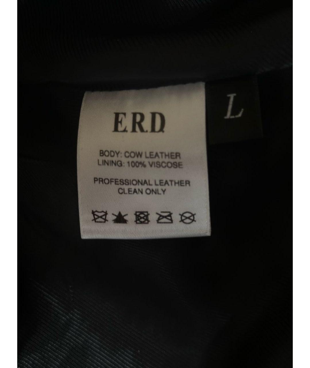 Enfants Riches Déprimés Черная кожаная куртка, фото 5