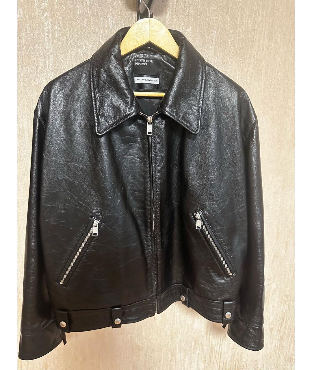Enfants Riches Déprimés Черная кожаная куртка, фото 8