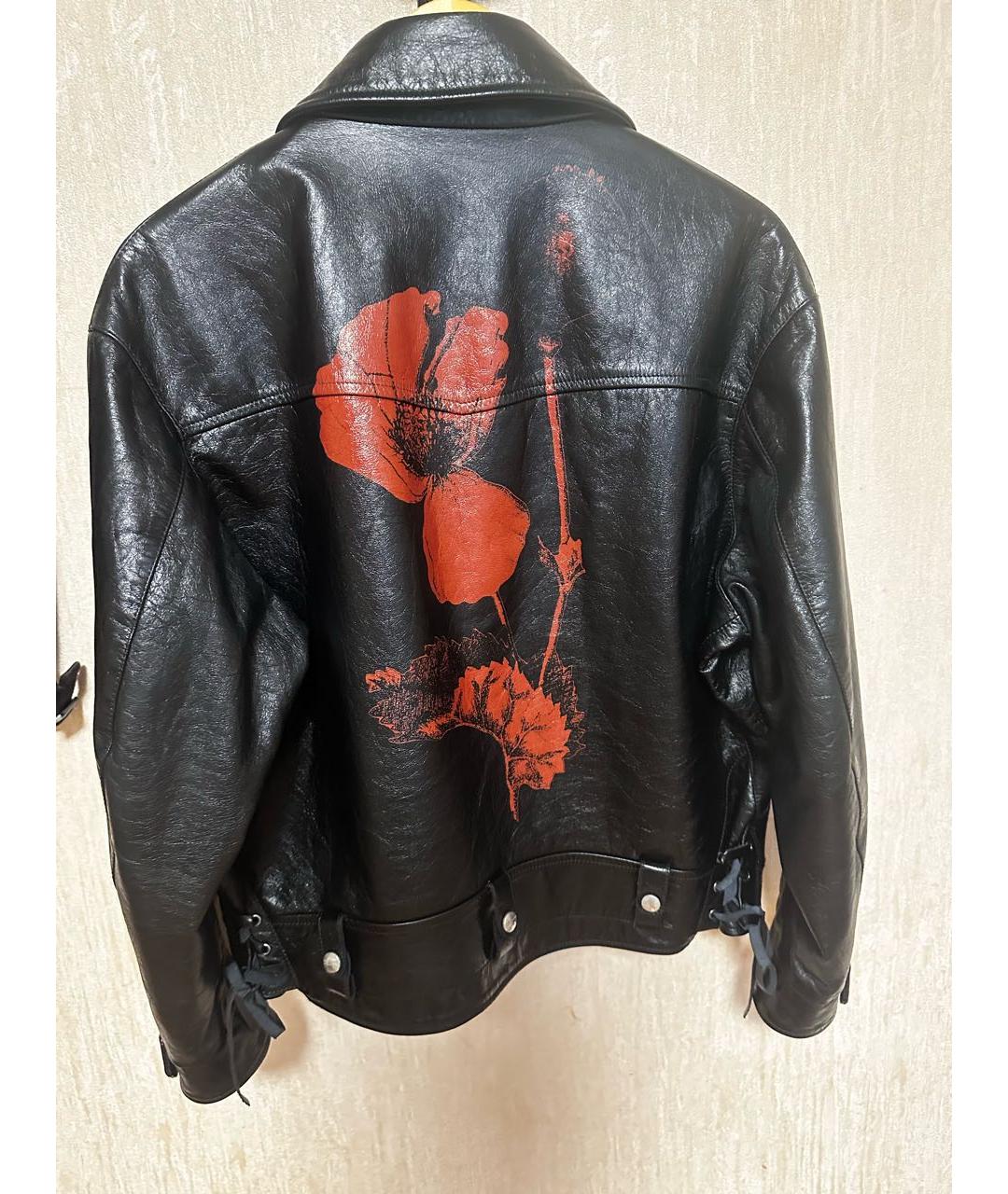 Enfants Riches Déprimés Черная кожаная куртка, фото 2