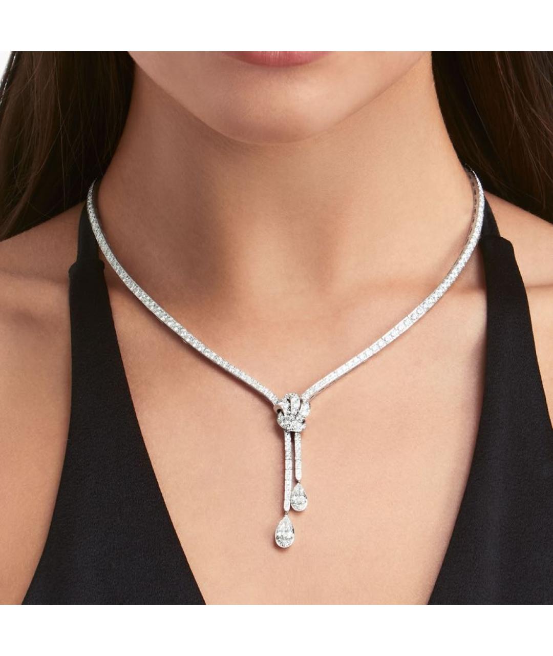 GRAFF Серебряное платиновое колье, фото 2