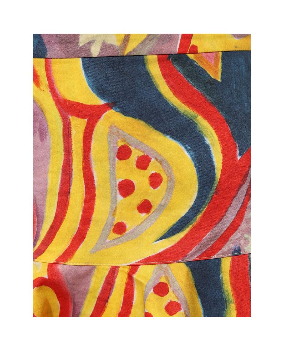 MARNI Мульти хлопковая юбка мини, фото 2