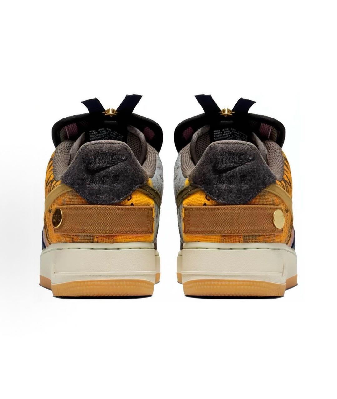 NIKE Мульти замшевые низкие кроссовки / кеды, фото 4