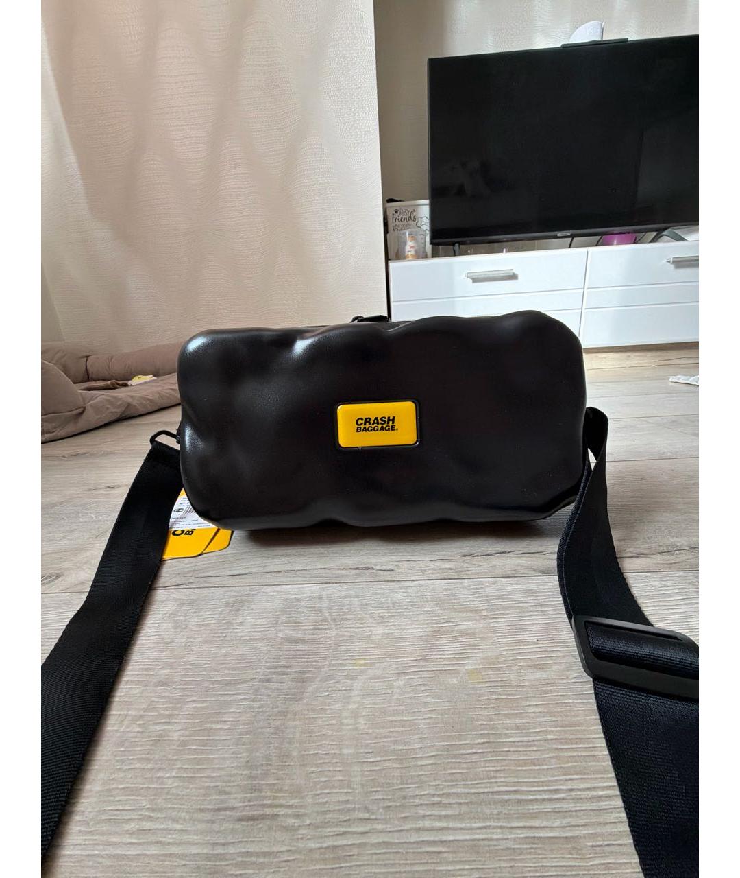 CRASH BAGGAGE Черная сумка через плечо, фото 7
