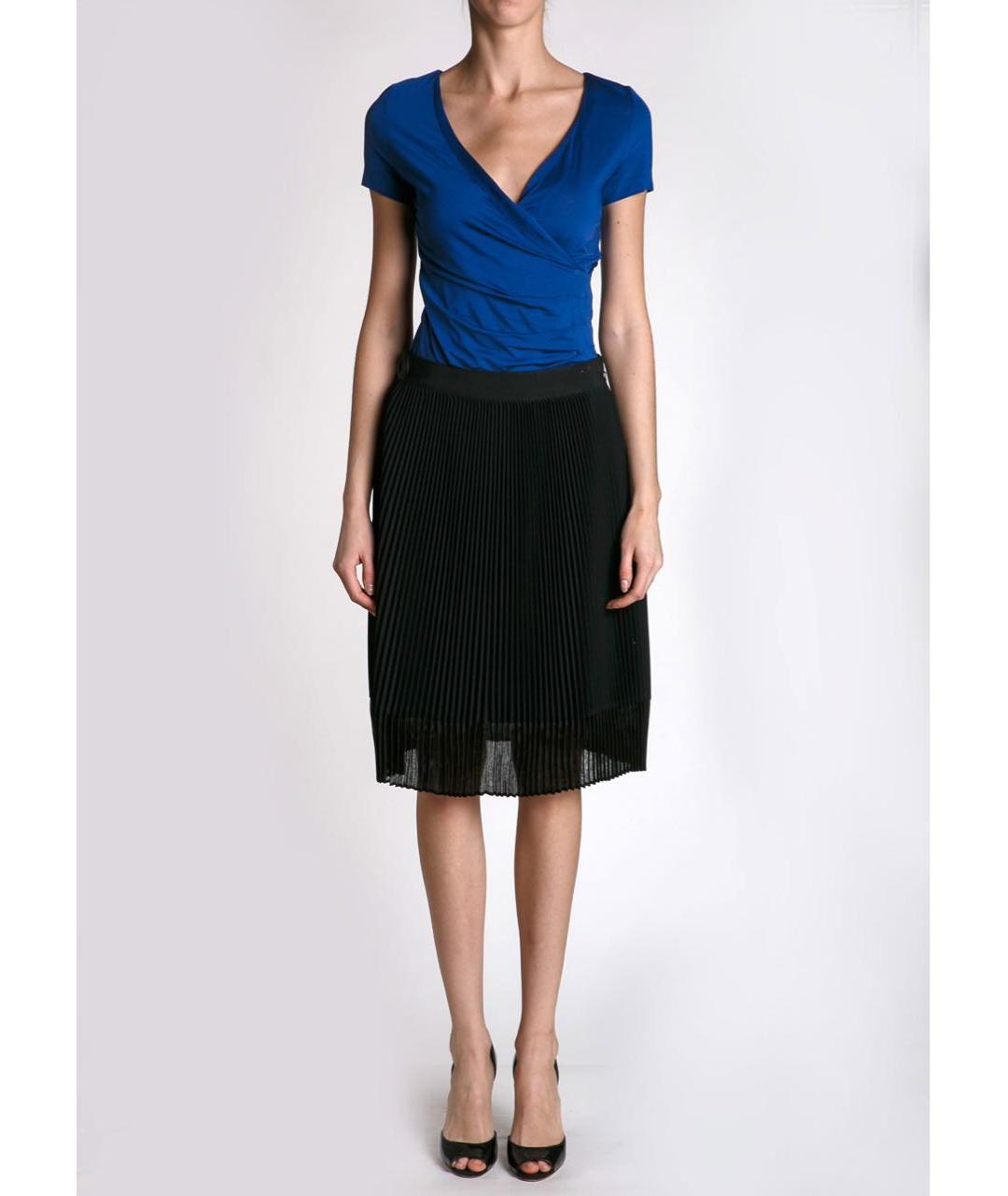 ETRO Темно-синяя вискозная футболка, фото 8