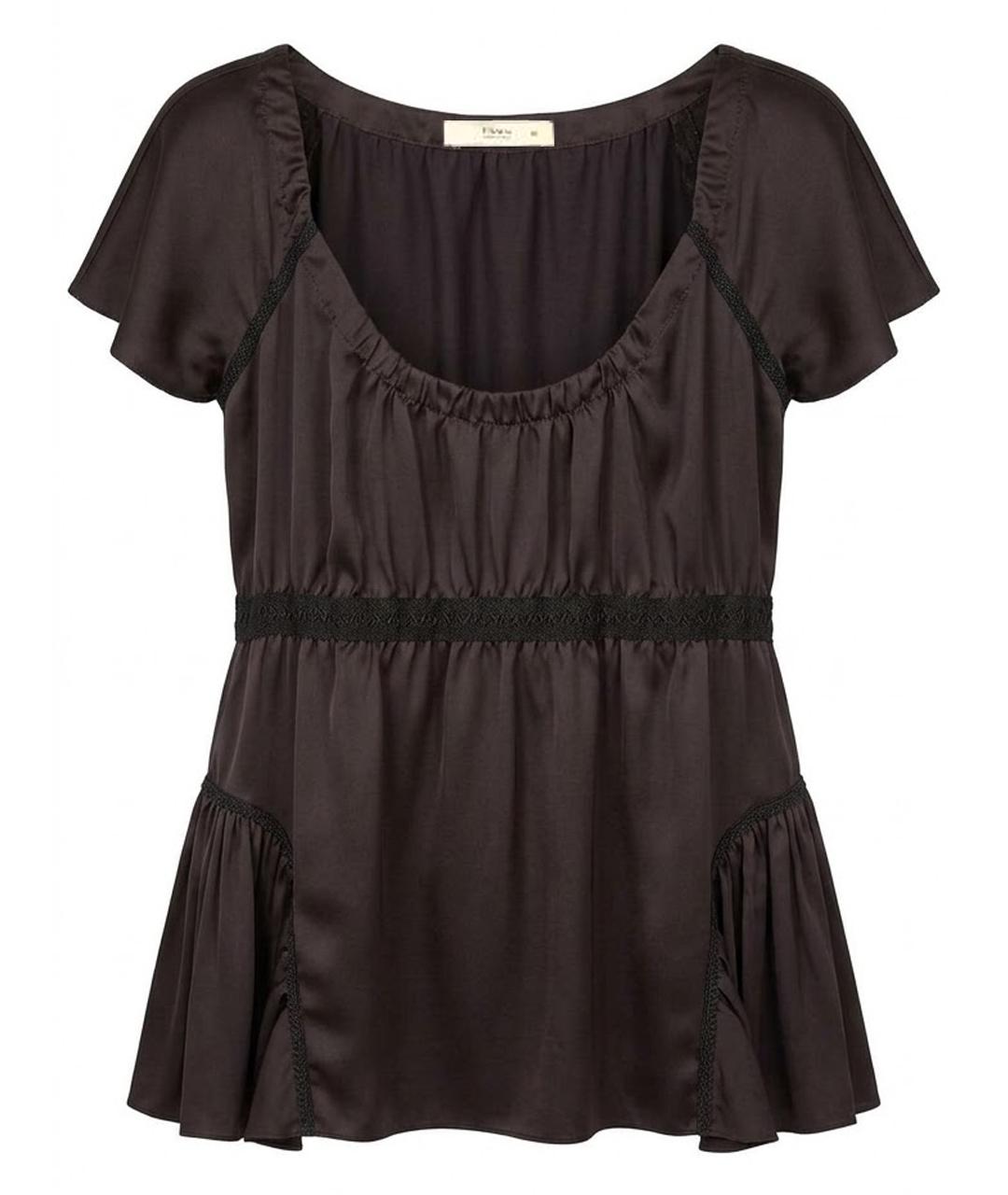 PRADA Коричневая ацетатная блузы, фото 1