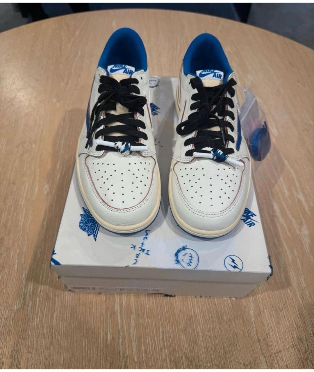 CACTUS JACK BY TRAVIS SCOTT Синие замшевые кеды, фото 2