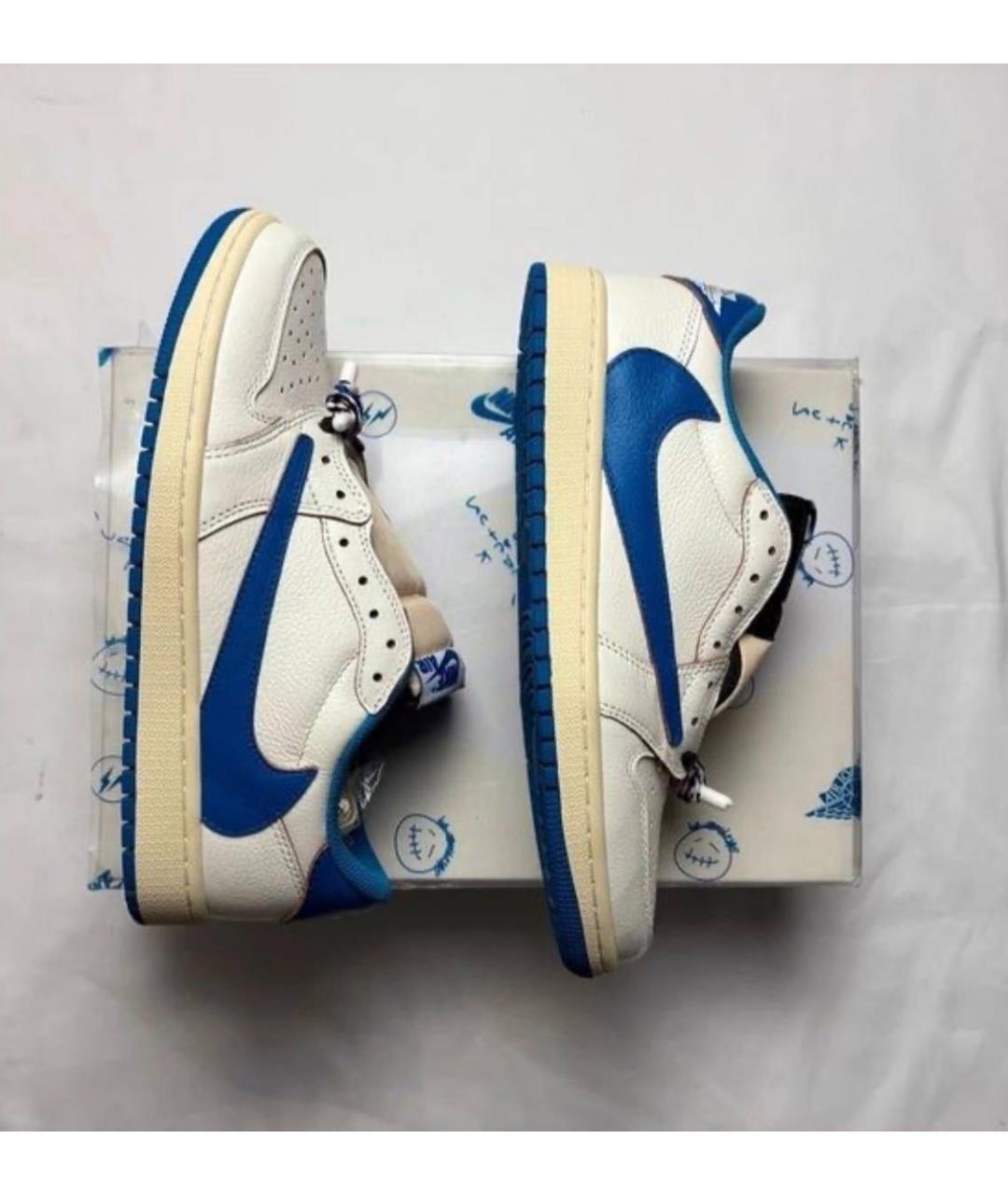 CACTUS JACK BY TRAVIS SCOTT Синие замшевые кеды, фото 3