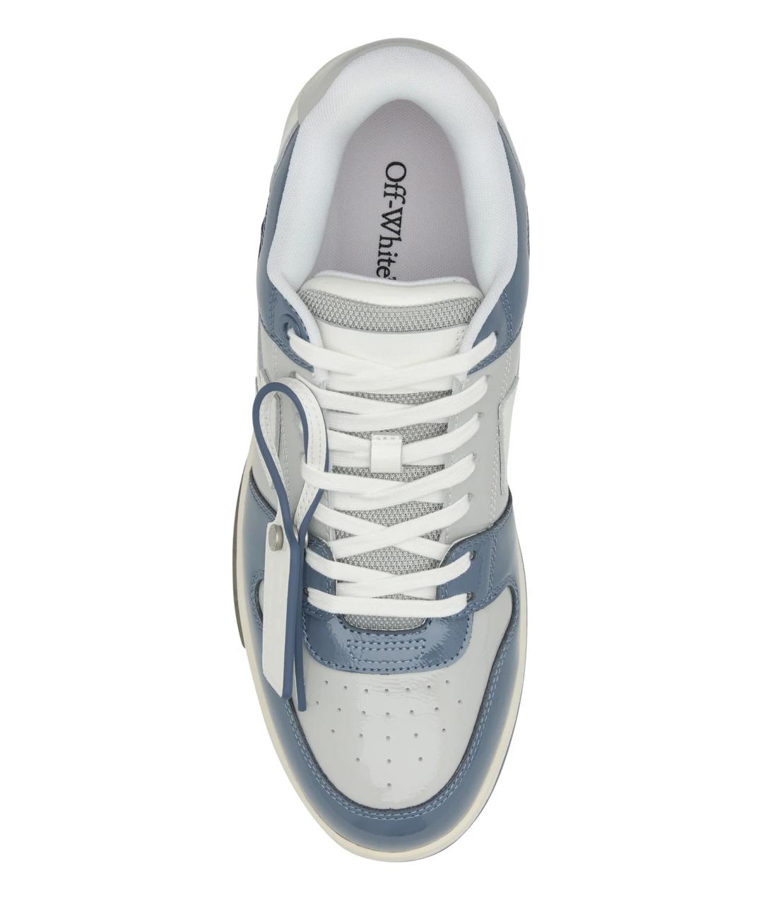 OFF-WHITE Мульти кожаные низкие кроссовки / кеды, фото 4