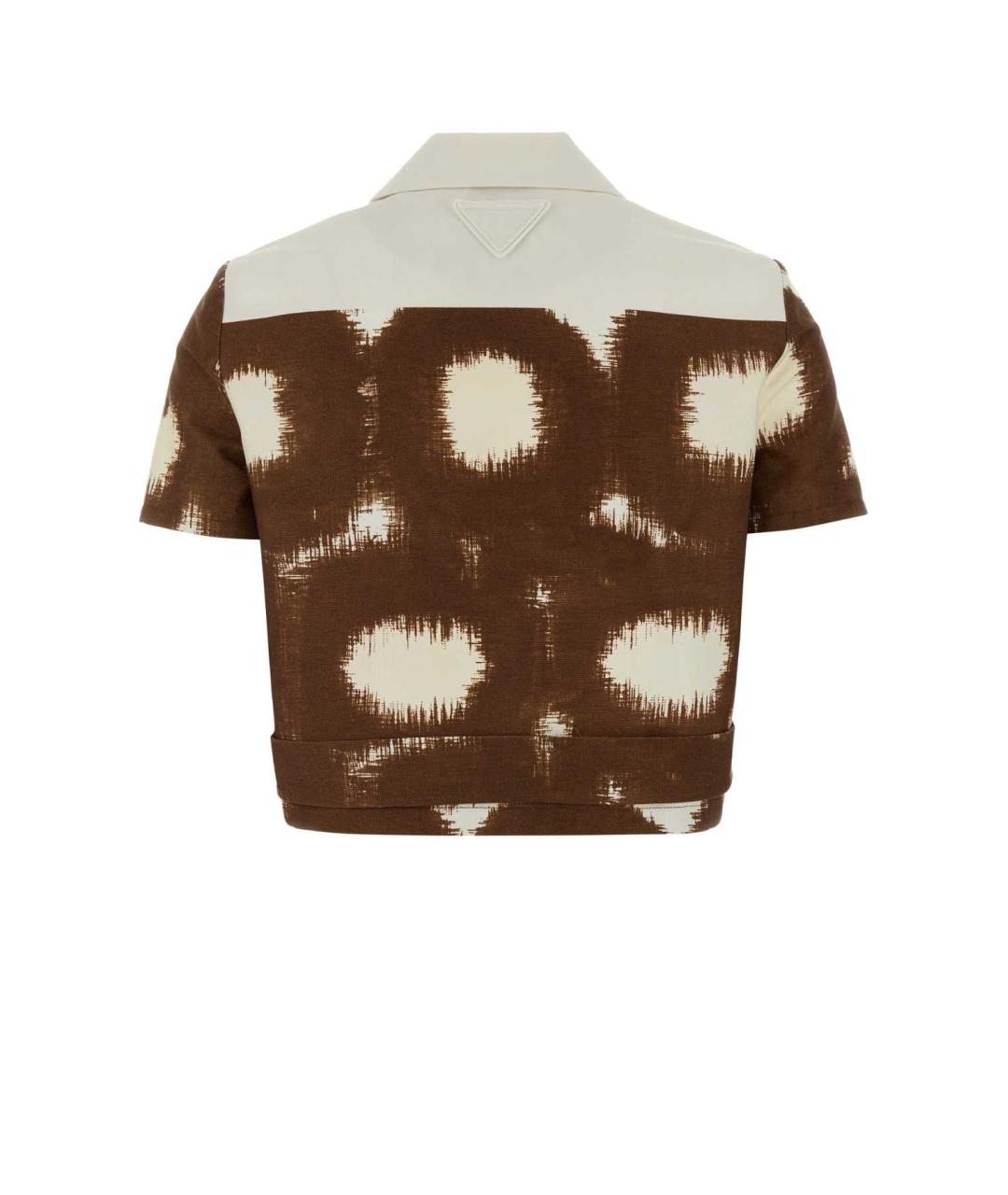 PRADA Мульти хлопковая рубашка, фото 2