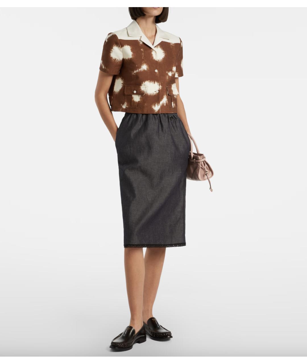 PRADA Мульти хлопковая рубашка, фото 3