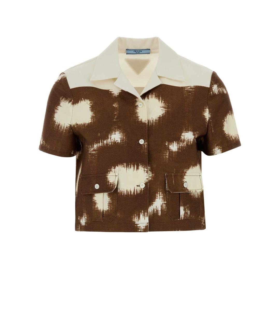 PRADA Мульти хлопковая рубашка, фото 1