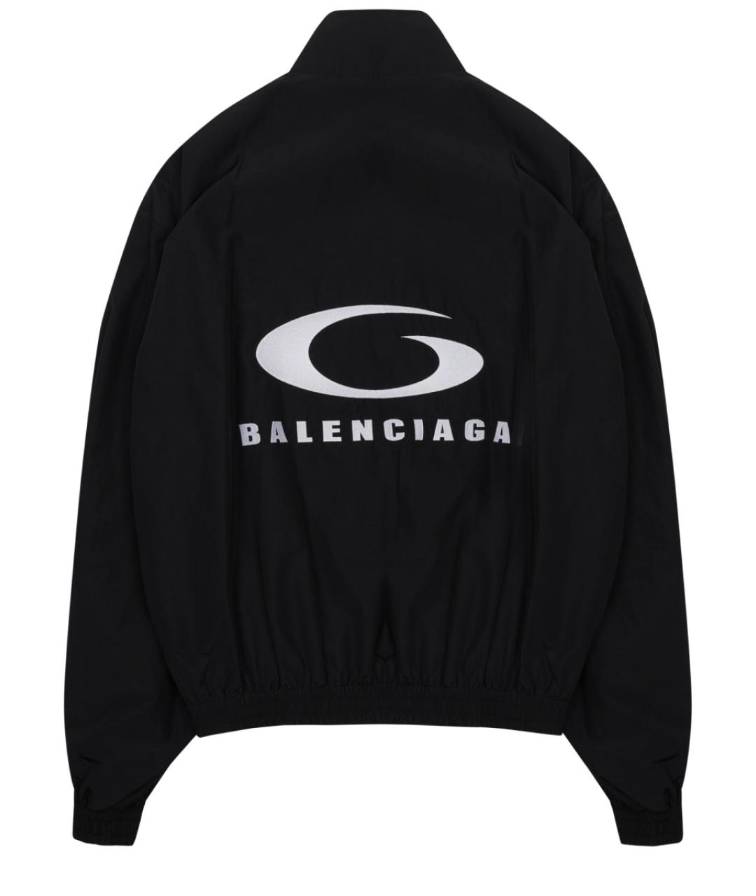 BALENCIAGA Черная хлопковая куртка, фото 2