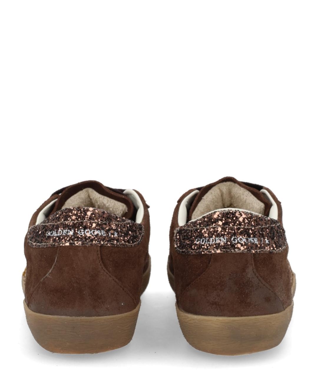 GOLDEN GOOSE DELUXE BRAND Коричневые замшевые кеды, фото 4