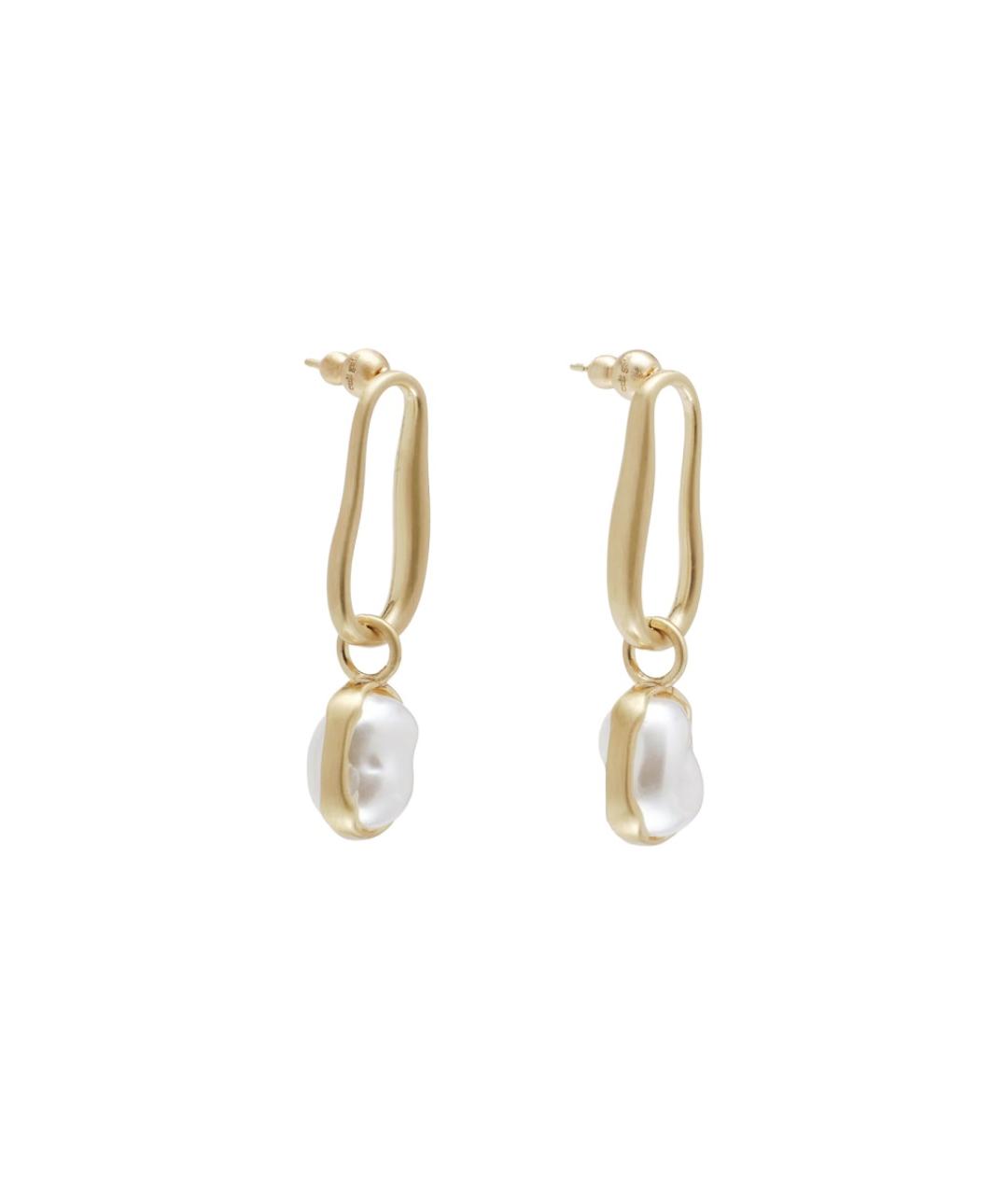 CULT GAIA Золотые металлические серьги, фото 2