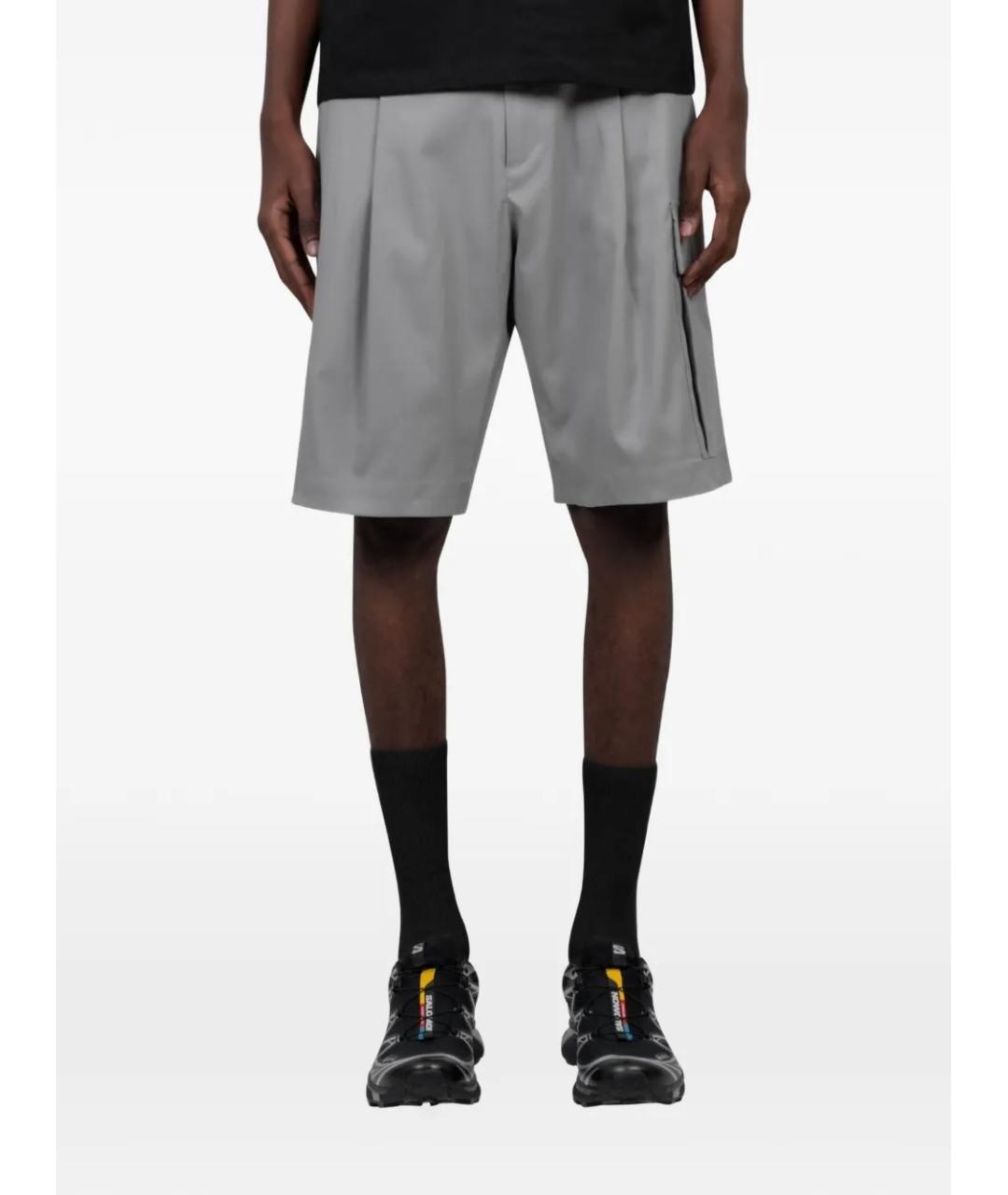 CP COMPANY Серые полиэстеровые шорты, фото 3