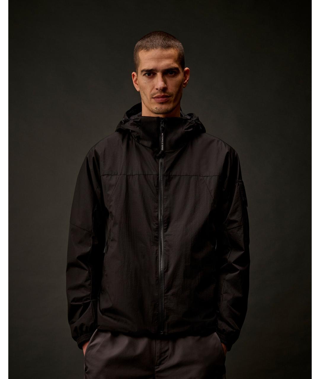 CP COMPANY Черная полиамидовая куртка, фото 3