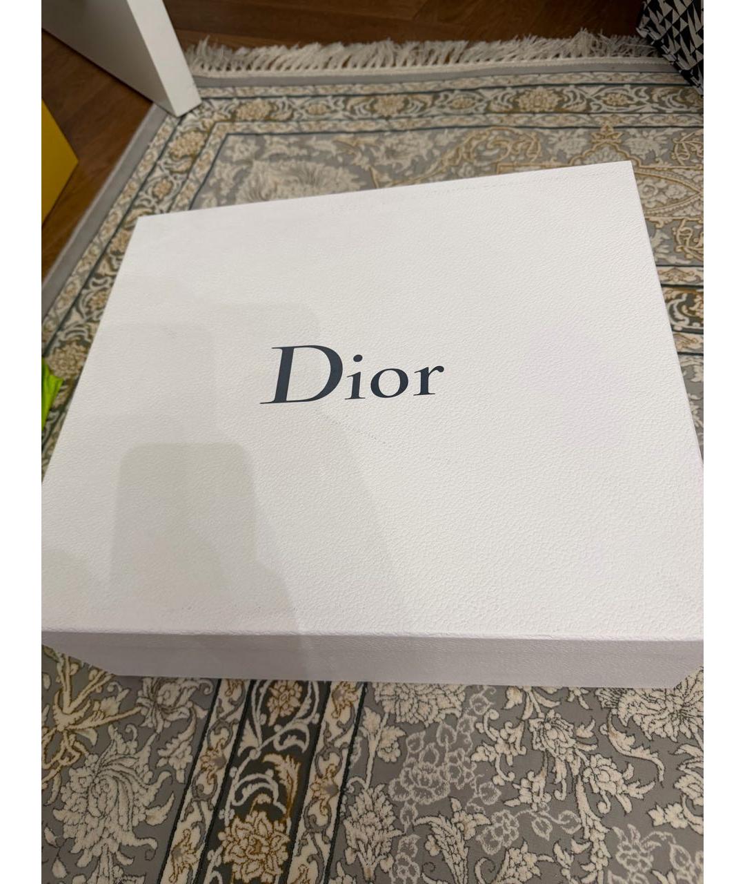 CHRISTIAN DIOR Черные кожаные сапоги, фото 4