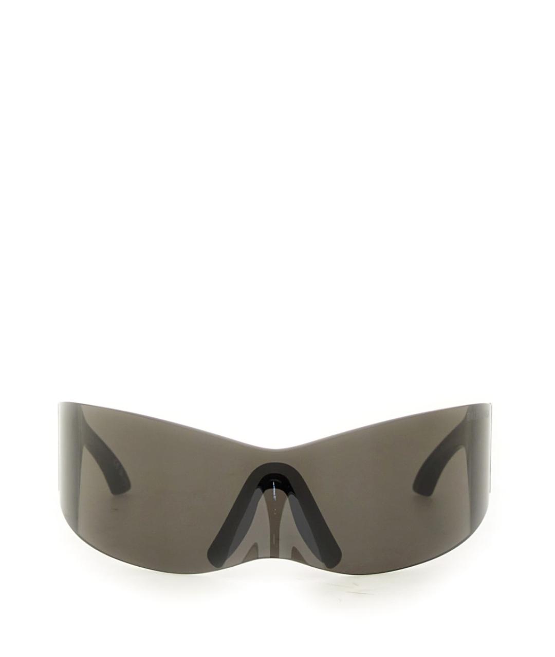 BALENCIAGA Черные пластиковые солнцезащитные очки, фото 1