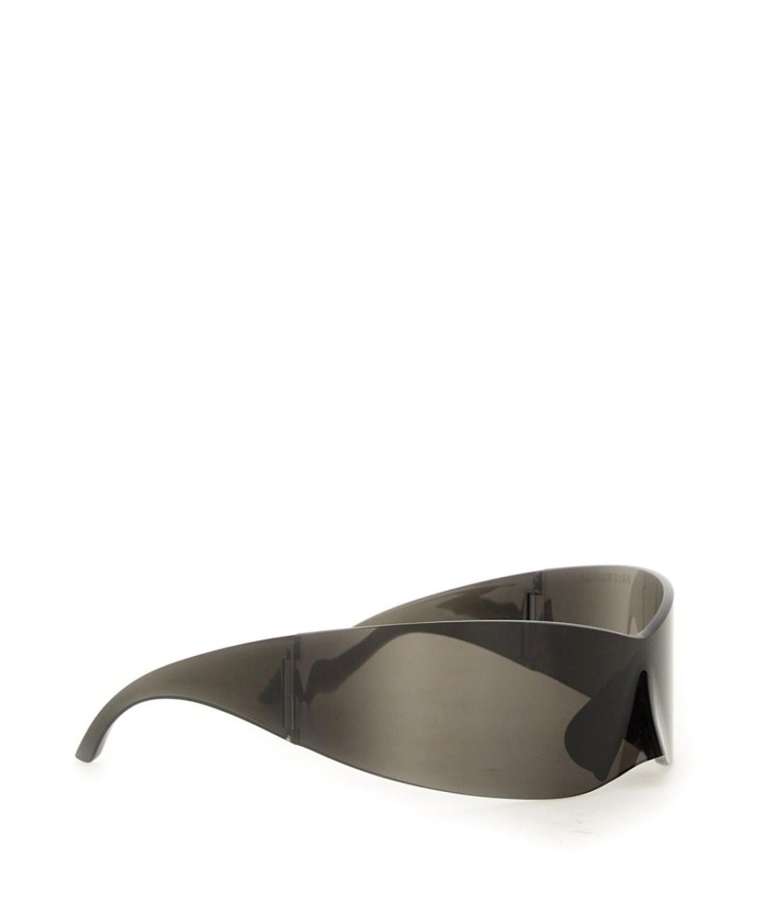 BALENCIAGA Черные пластиковые солнцезащитные очки, фото 2