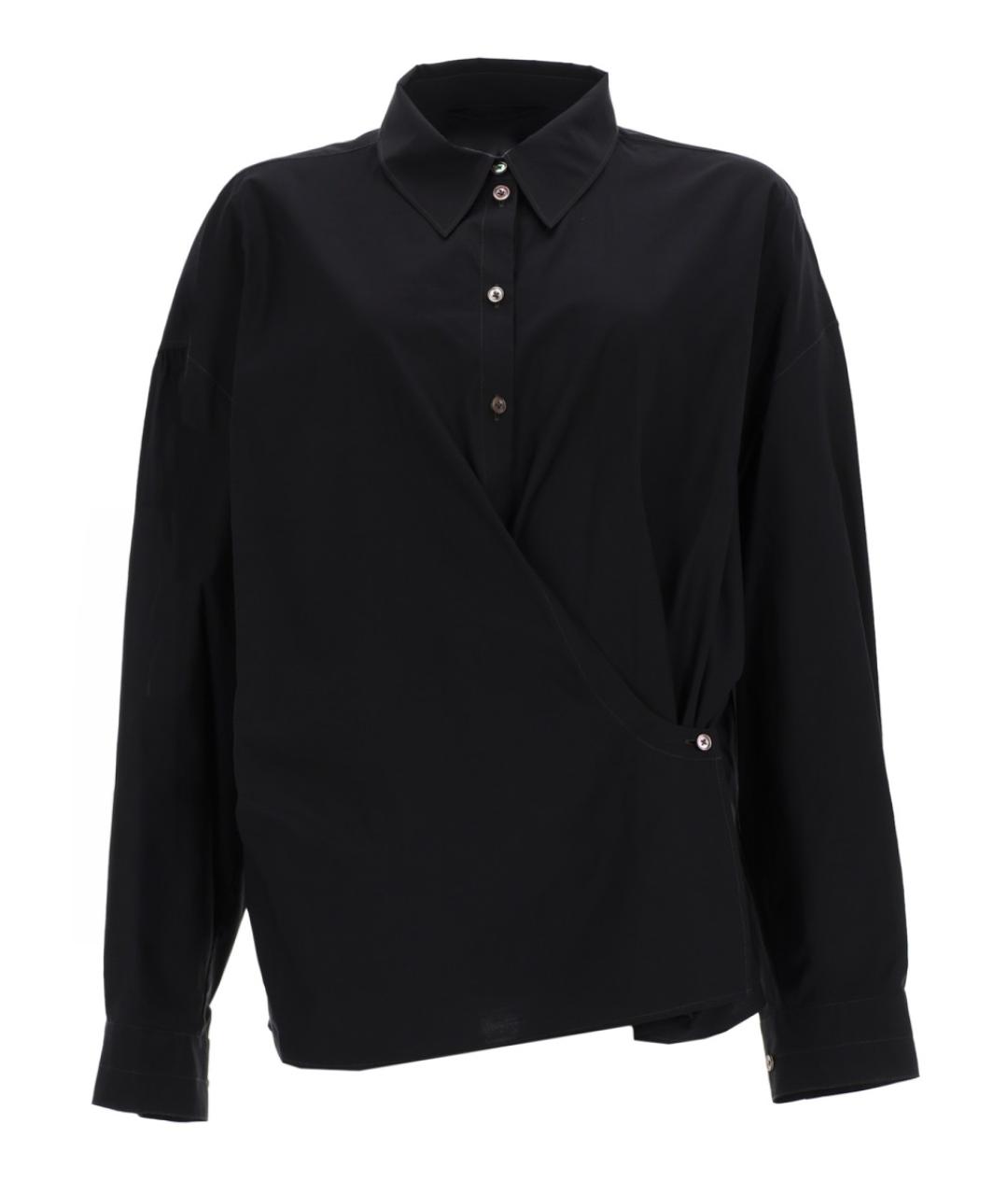 LEMAIRE Черная хлопковая рубашка, фото 1