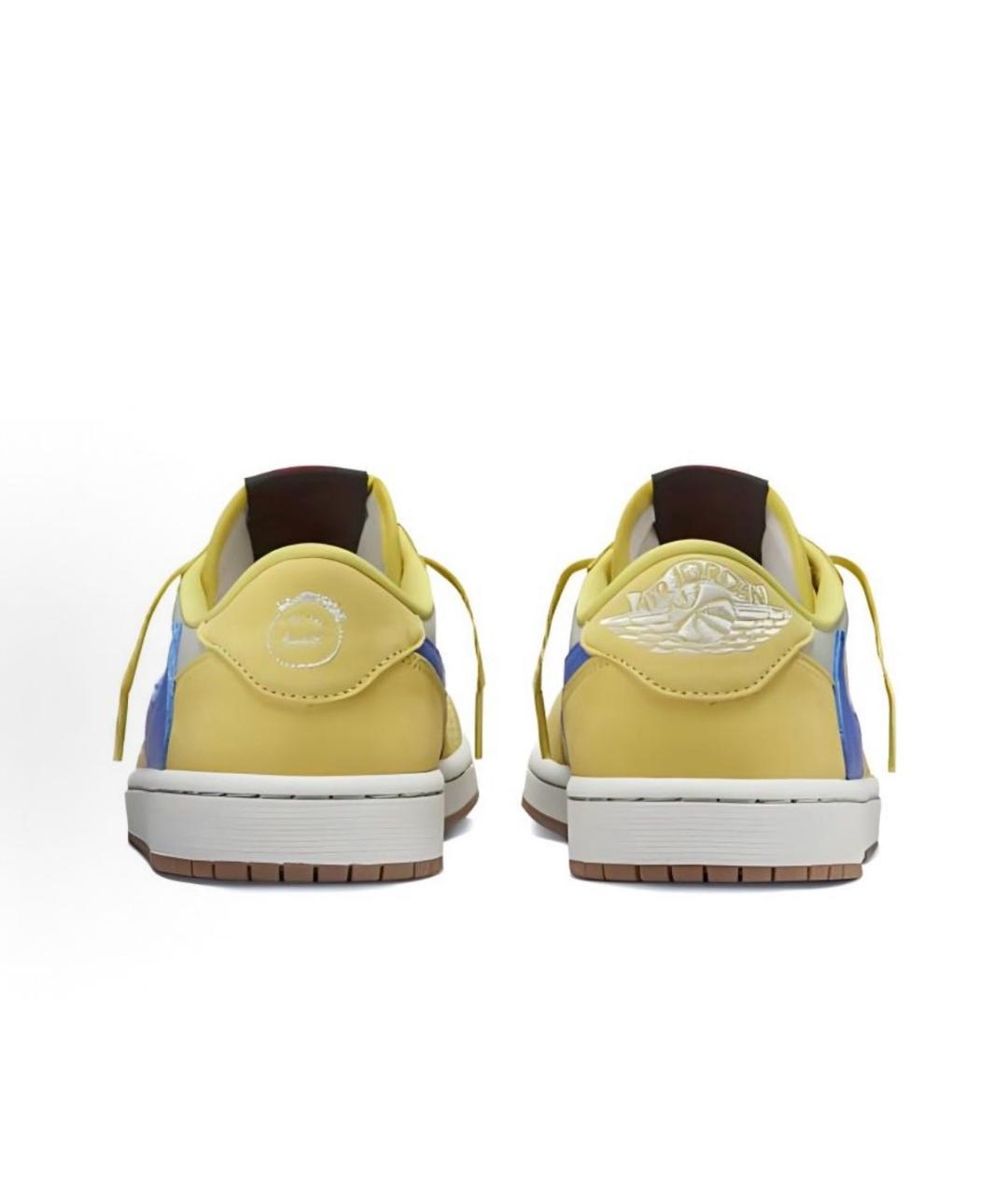 CACTUS JACK BY TRAVIS SCOTT Желтые замшевые кеды, фото 4
