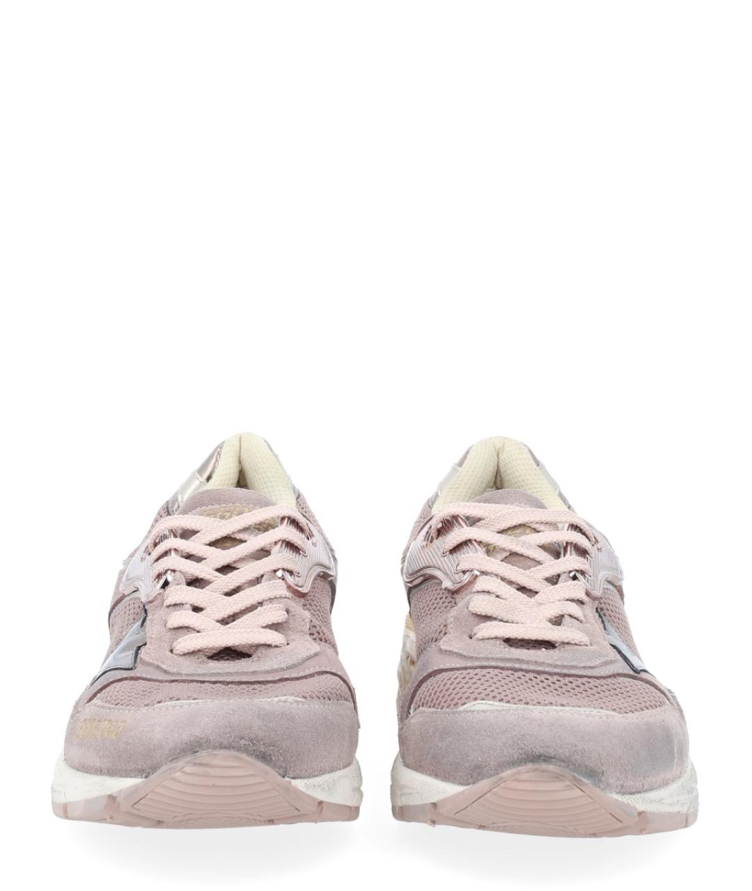 GOLDEN GOOSE DELUXE BRAND Бежевые замшевые кроссовки, фото 3