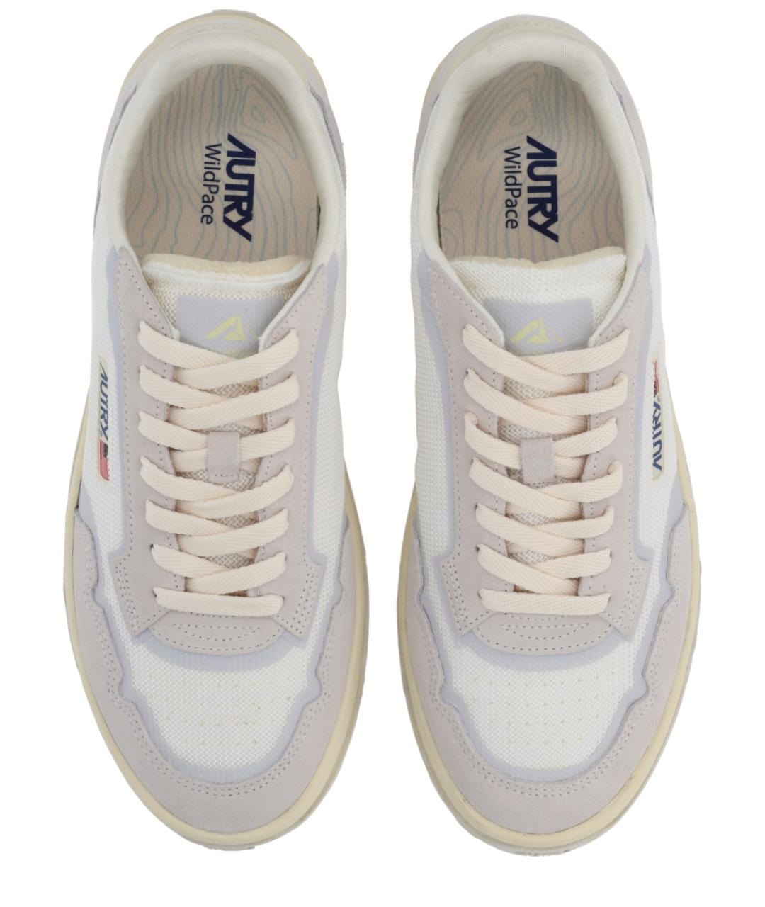 AUTRY Белые замшевые низкие кроссовки / кеды, фото 5