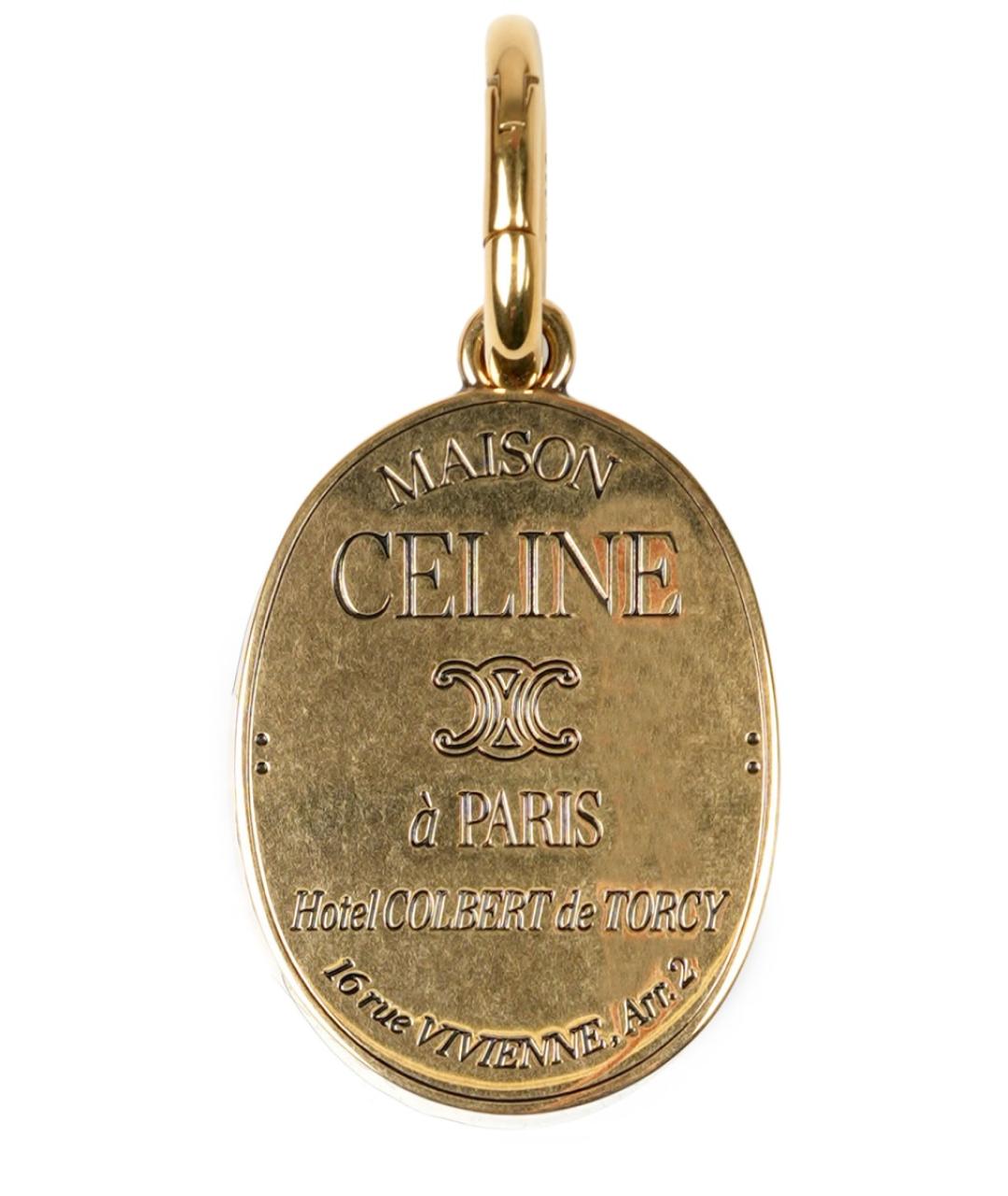 CELINE Золотой брелок, фото 1