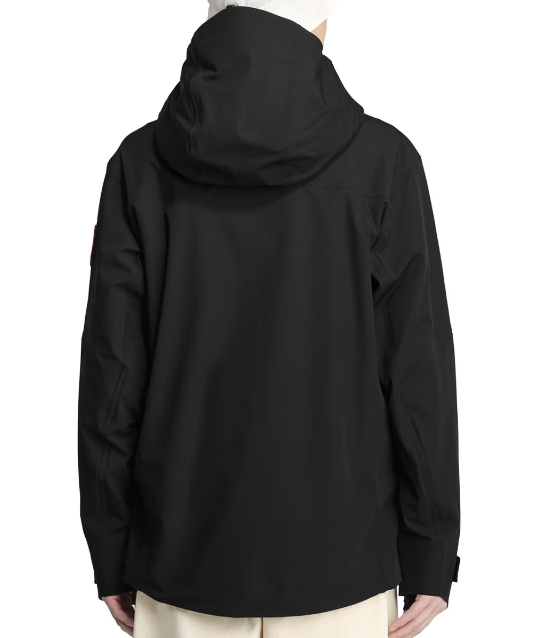 CANADA GOOSE Черная полиамидовая куртка, фото 4