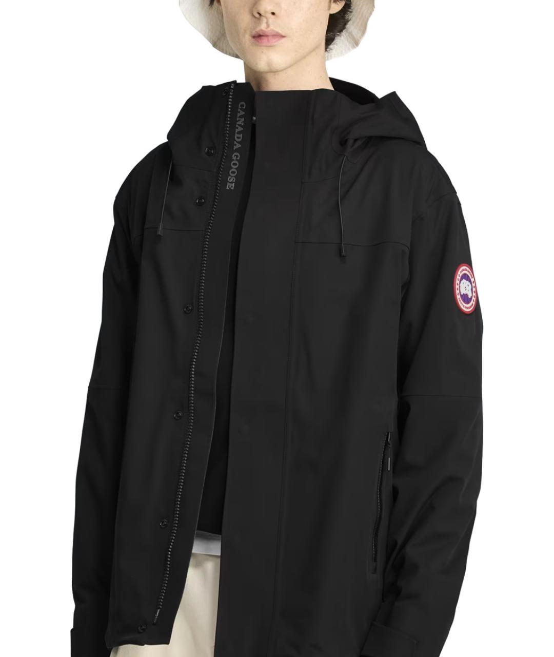 CANADA GOOSE Черная полиамидовая куртка, фото 3