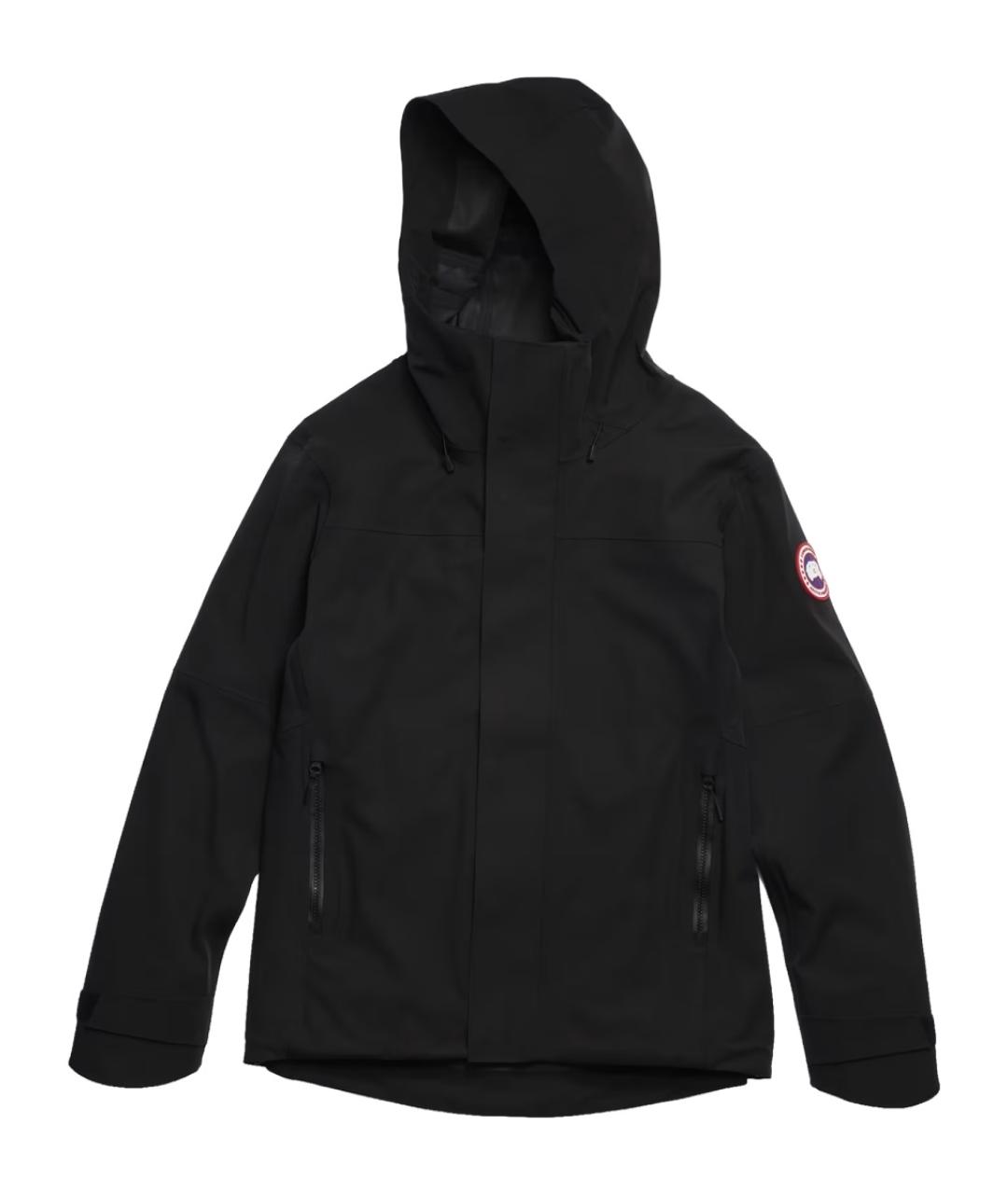 CANADA GOOSE Черная полиамидовая куртка, фото 1