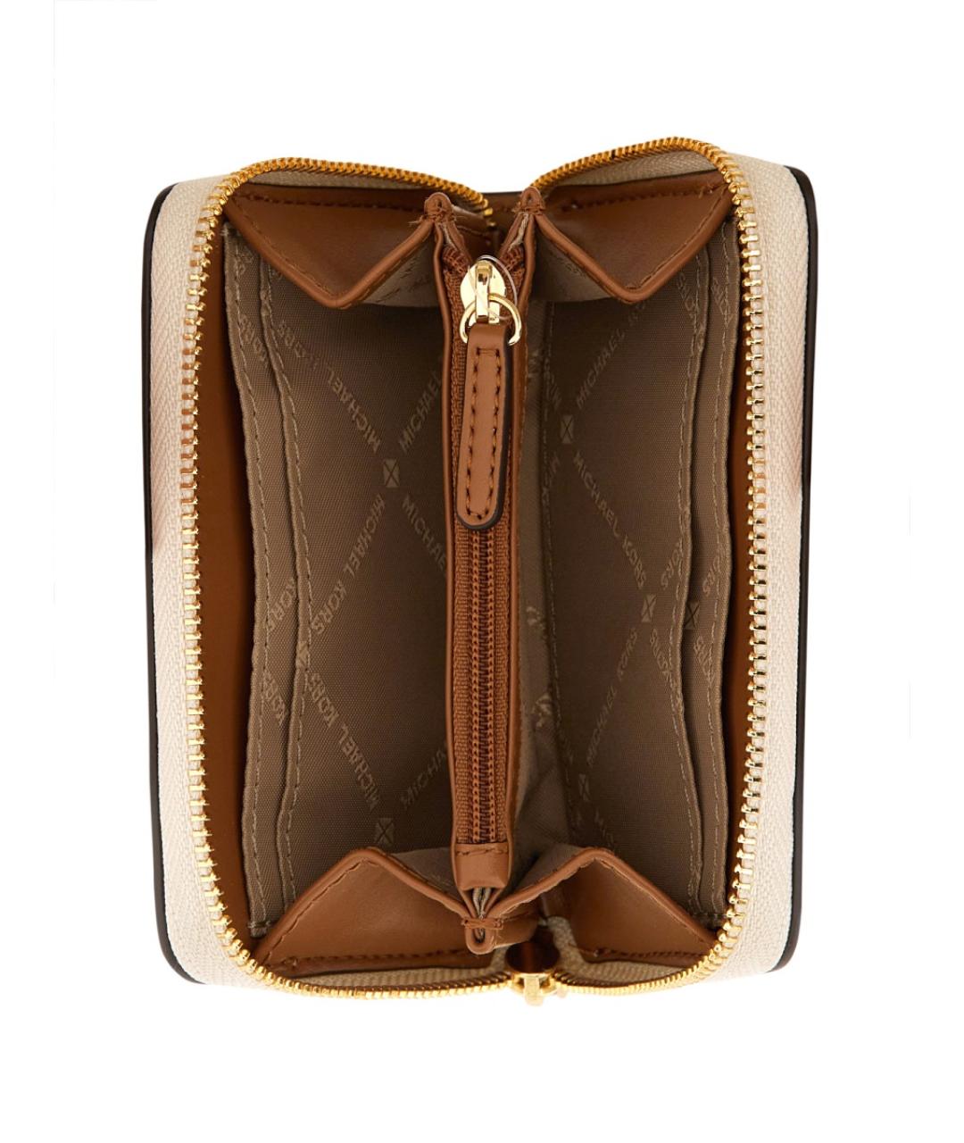 MICHAEL KORS Коричневый полиуретановый кошелек, фото 3