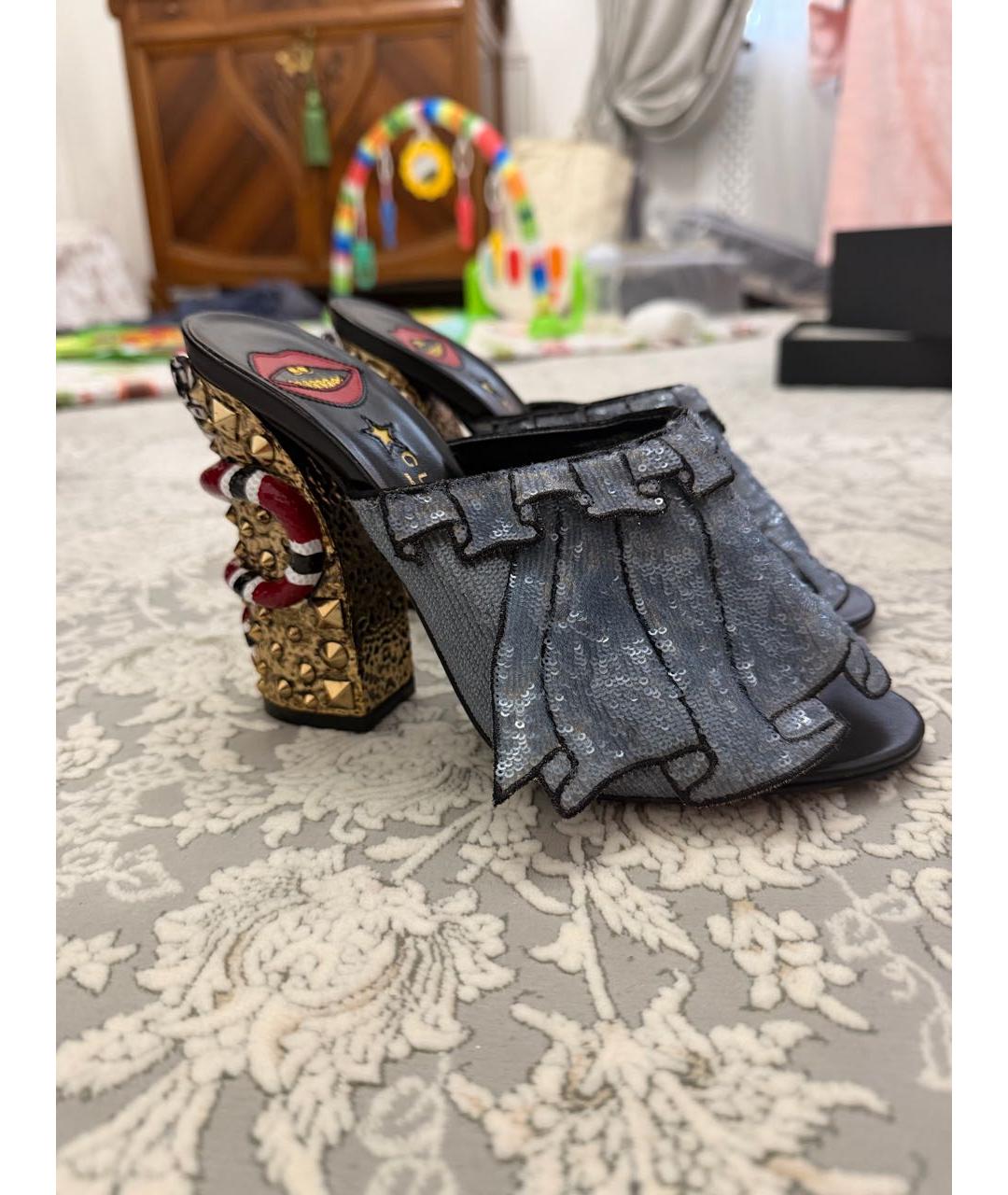 GUCCI Мульти сандалии, фото 4