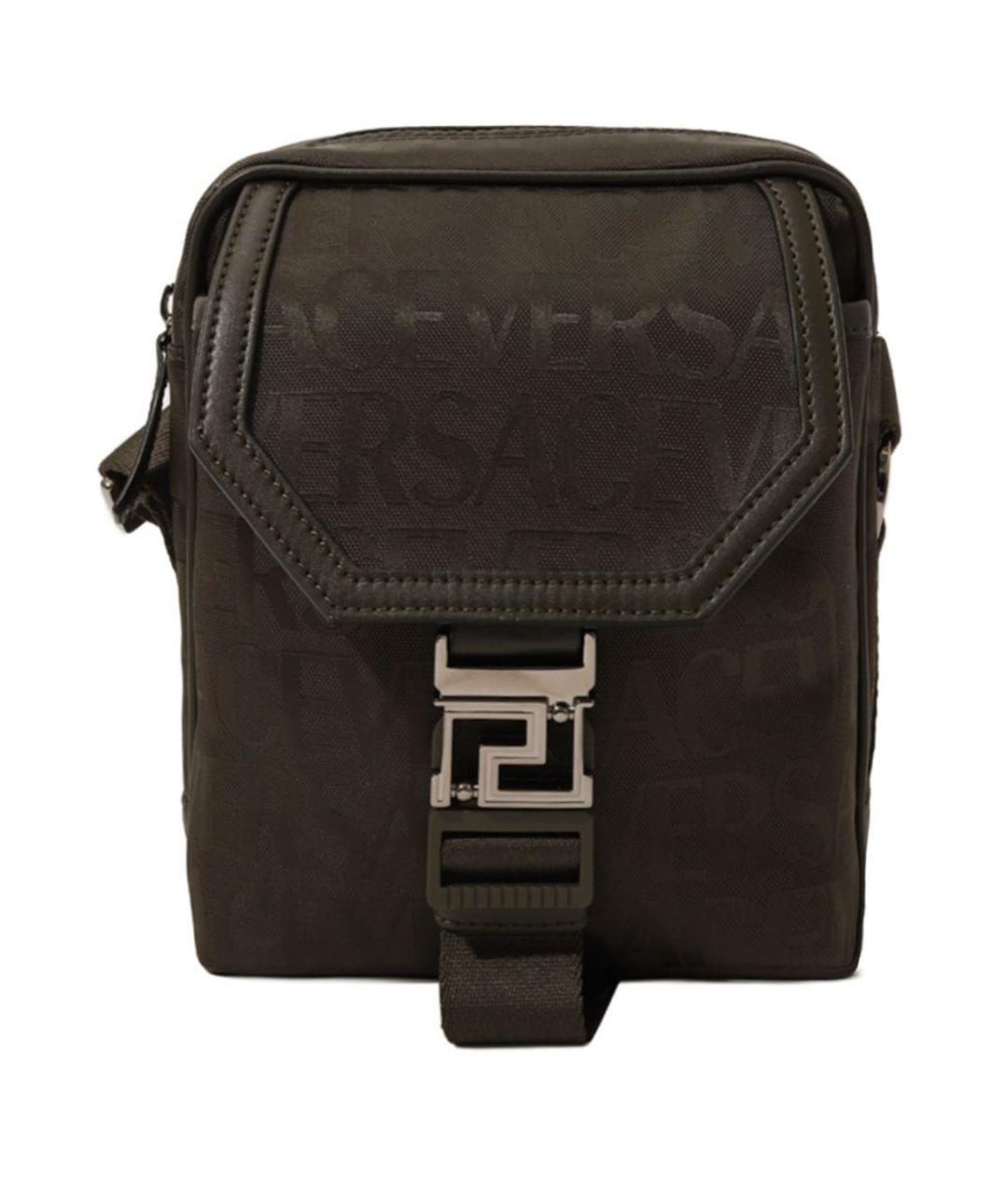 VERSACE Черная сумка на плечо, фото 5