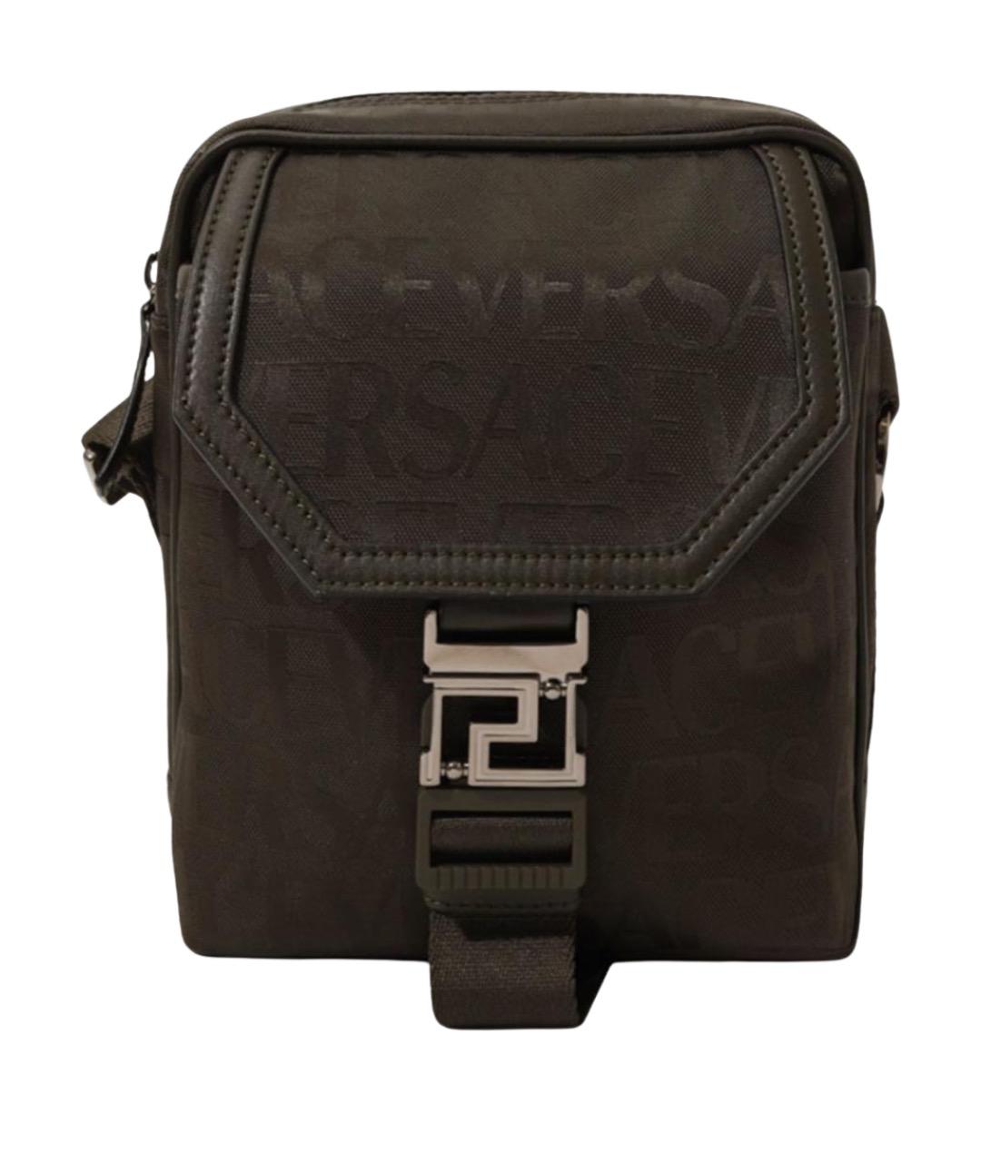 VERSACE Черная сумка на плечо, фото 1