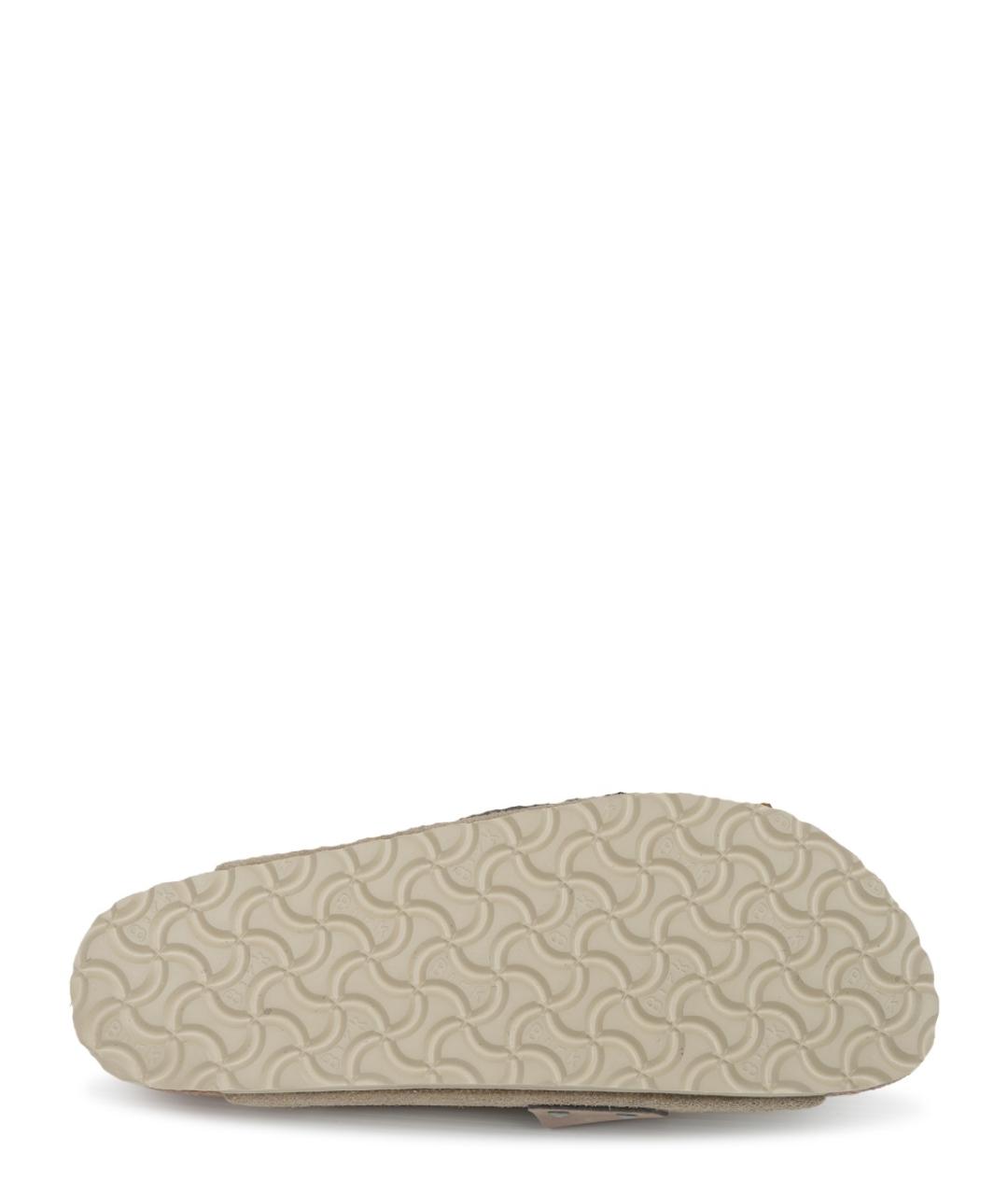 BIRKENSTOCK Бежевые замшевые сандалии, фото 6