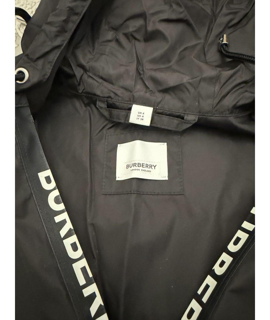 BURBERRY Черная куртка, фото 4