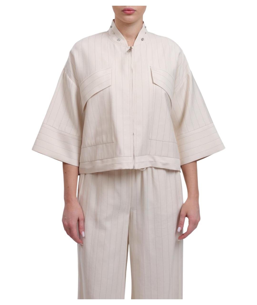 LIU JO Бежевый жакет/пиджак, фото 1