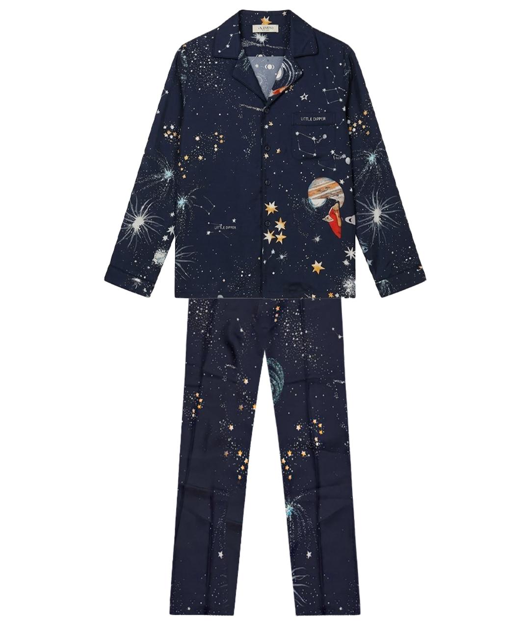 VALENTINO Мульти шелковый костюм с брюками, фото 1