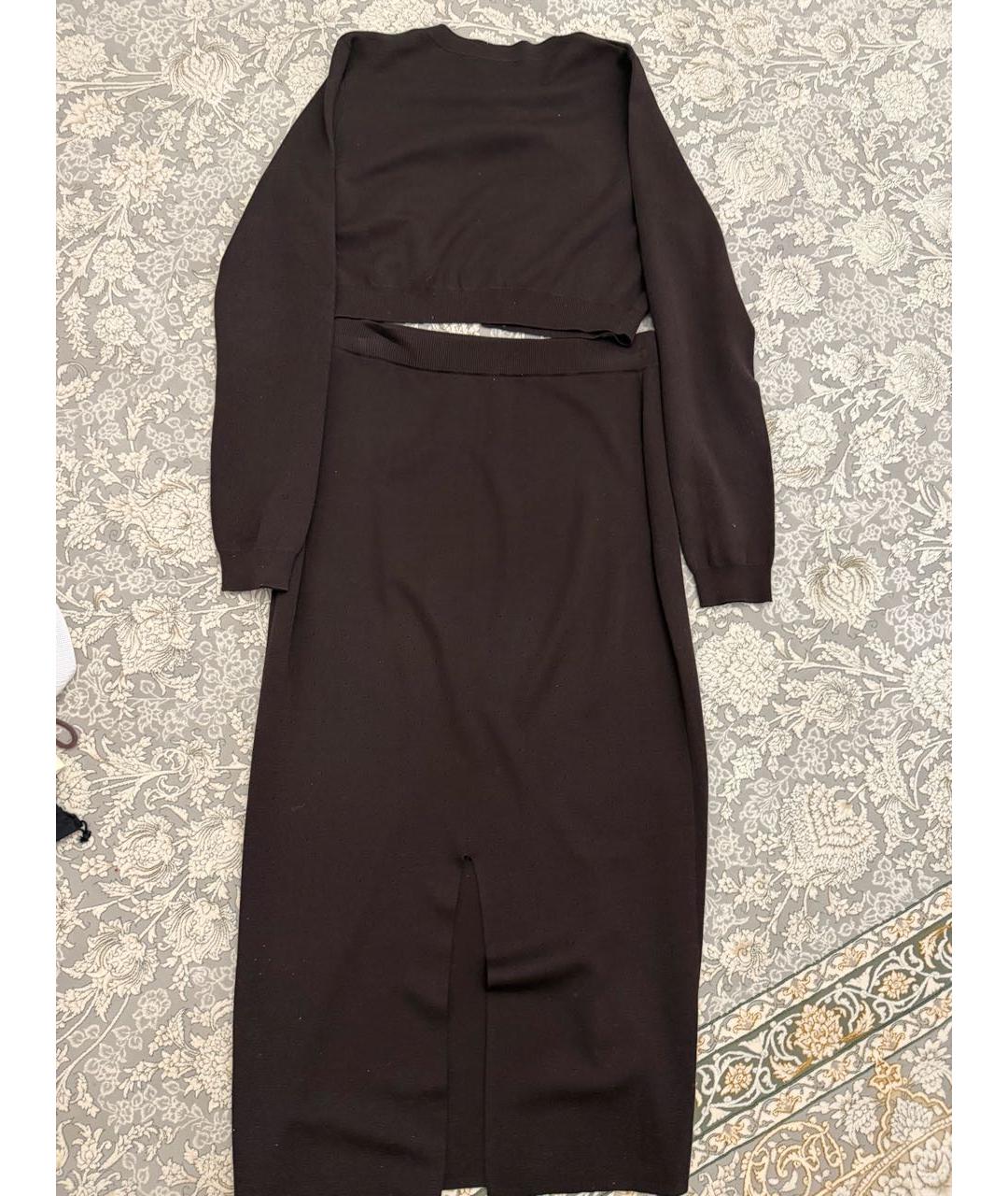 12 STOREEZ Коричневый костюм с юбками, фото 3