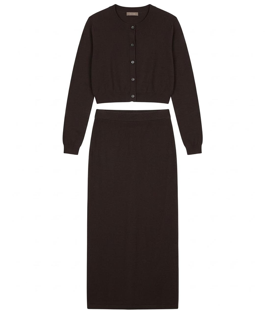 12 STOREEZ Коричневый костюм с юбками, фото 1